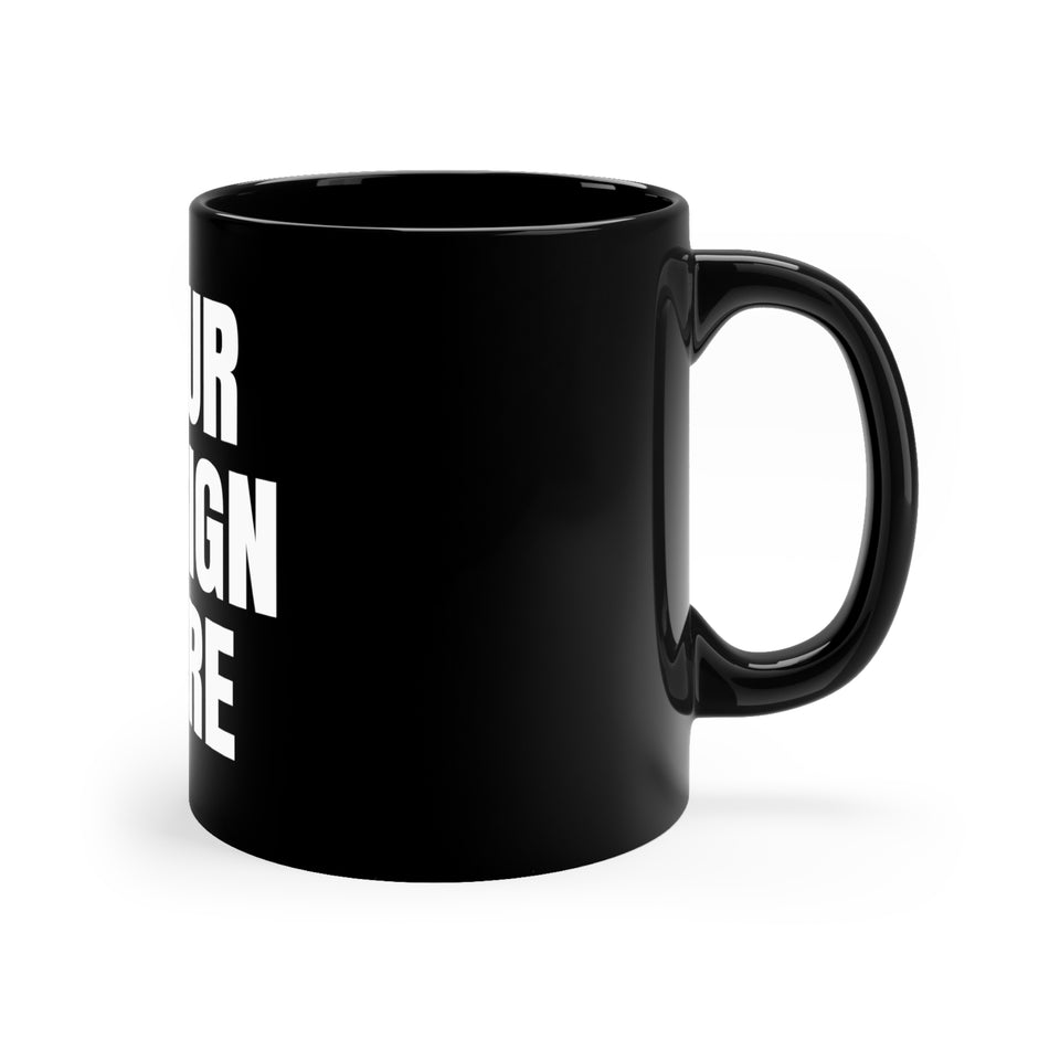 11oz Black Mug